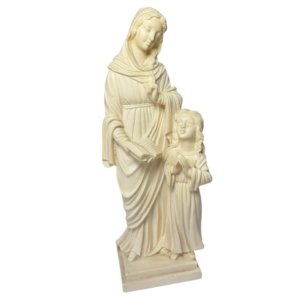 Vintage Bianchi Madonna & Child Statue Religious Catholic Figurine 8"